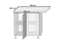Зображення 2 - Н16 Заглушка 1Д 88 МоДа Мат / MoDa Matt VIP-master