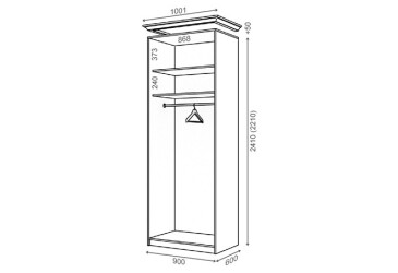 Корпус 900х600 Уні Рим-Венеціано 2Д 0.9м VIP-master