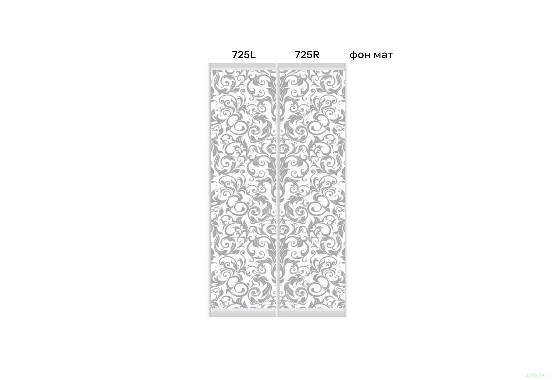 Зображення 17 - Фасад Ф-800 Худ.мат WT Рим-Венеціано 2Д 1.6м VIP-master