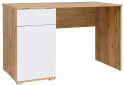 Стол письменный ВМК Злата 120x60 см с тумбой и ящиком, дуб тахо/белый - Изображение 2 Изображение 2 - Стол письменный ВМК Злата 120x60 см с тумбой и ящиком, дуб тахо/белый