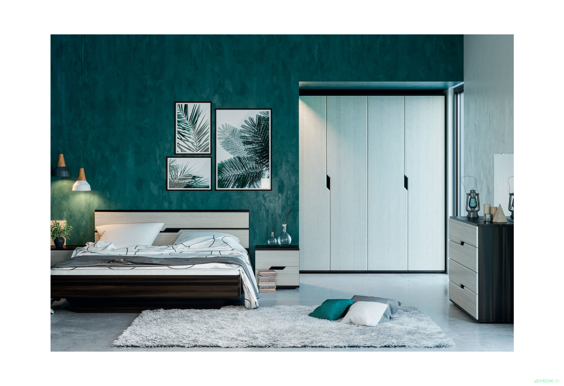 Модульная спальня Мария Svit Mebliv - Изображение 1 Изображение 1 - Модульная спальня Мария Svit Mebliv