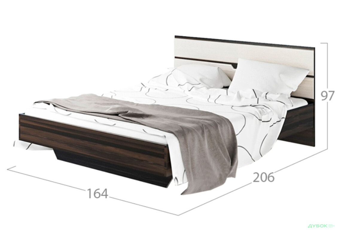 Изображение 2 - Кровать 2-сп (б/матраса та каркаса) Мария Svit Mebliv