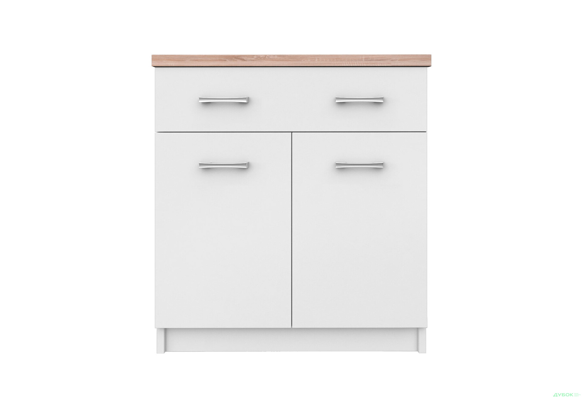 Комод VMV holding Топ-мікс 2-дверний з шухлядою 80 см Білий - Зображення 1 Зображення 1 - Комод VMV holding Топ-мікс 2-дверний з шухлядою 80 см Білий