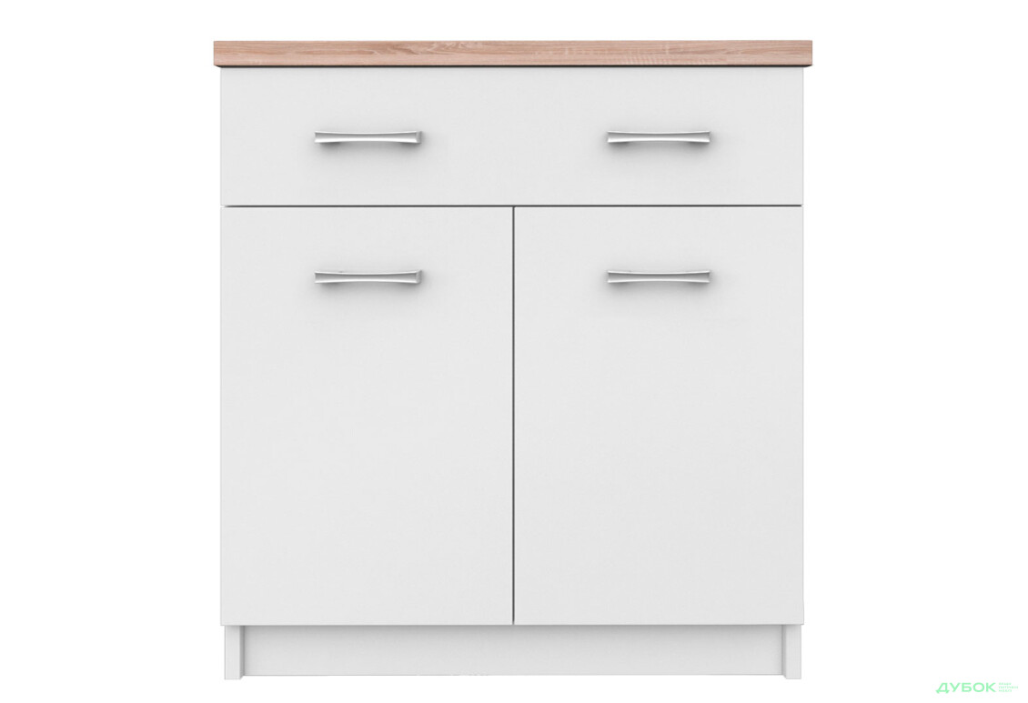 Комод VMV holding Топ-мікс 2-дверний з шухлядою 80 см Білий - Зображення 1 Зображення 1 - Комод VMV holding Топ-мікс 2-дверний з шухлядою 80 см Білий