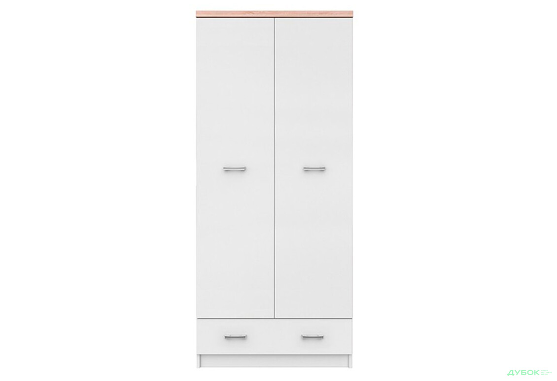 Шафа VMV holding Топ-мікс 2-дверна з шухлядою 80 см Білий/Дуб сонома  - Зображення 1 Зображення 1 - Шафа VMV holding Топ-мікс 2-дверна з шухлядою 80 см Білий/Дуб сонома