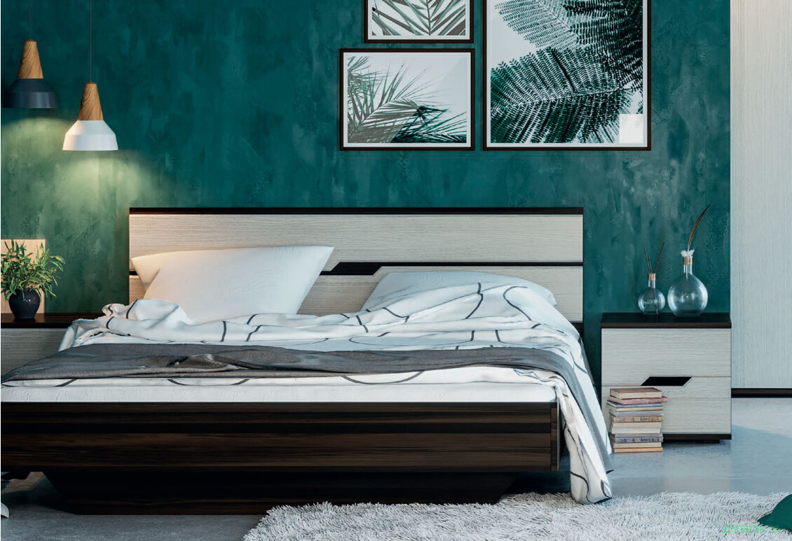 Фото 2 - Спальня Марія Комплект з шафою-купе 2Д Світ Меблів
