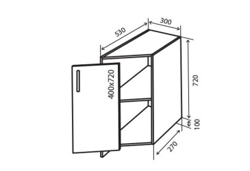 Н37 Тумба окончание Браво Люкс Вип-Мастер
