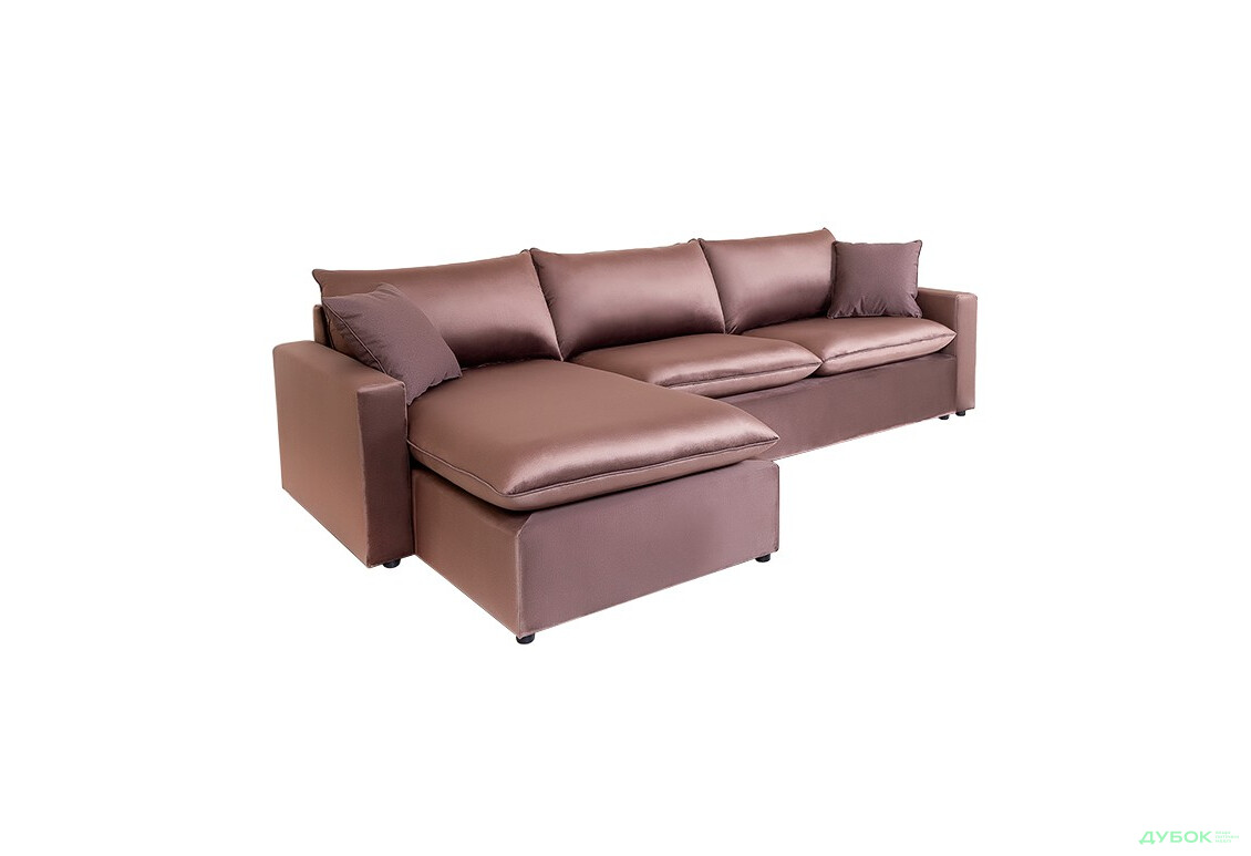 М'який куточок Вашингтон Кутовий диван: База не розкл. кутова (2,9 м.) в одній тканині + подушки вел.3шт, малі 2шт, в одній тканині Dizi