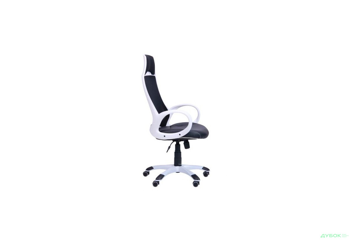 Фото 2 - Кресло Viper белый, сиденье Неаполь N-20/спинка Сетка черная, арт.261756 АМФ