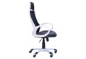 Фото 2 - Кресло Viper белый, сиденье Неаполь N-20/спинка Сетка черная, арт.261756 АМФ