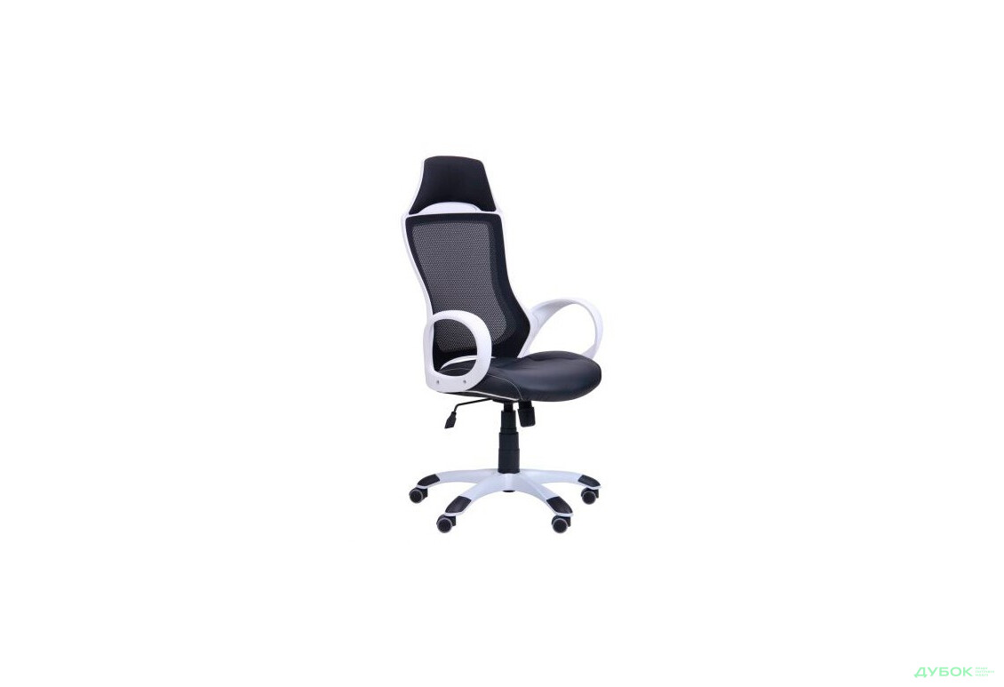 Кресло Viper белый, сиденье Неаполь N-20/спинка Сетка черная, арт.261756 АМФ