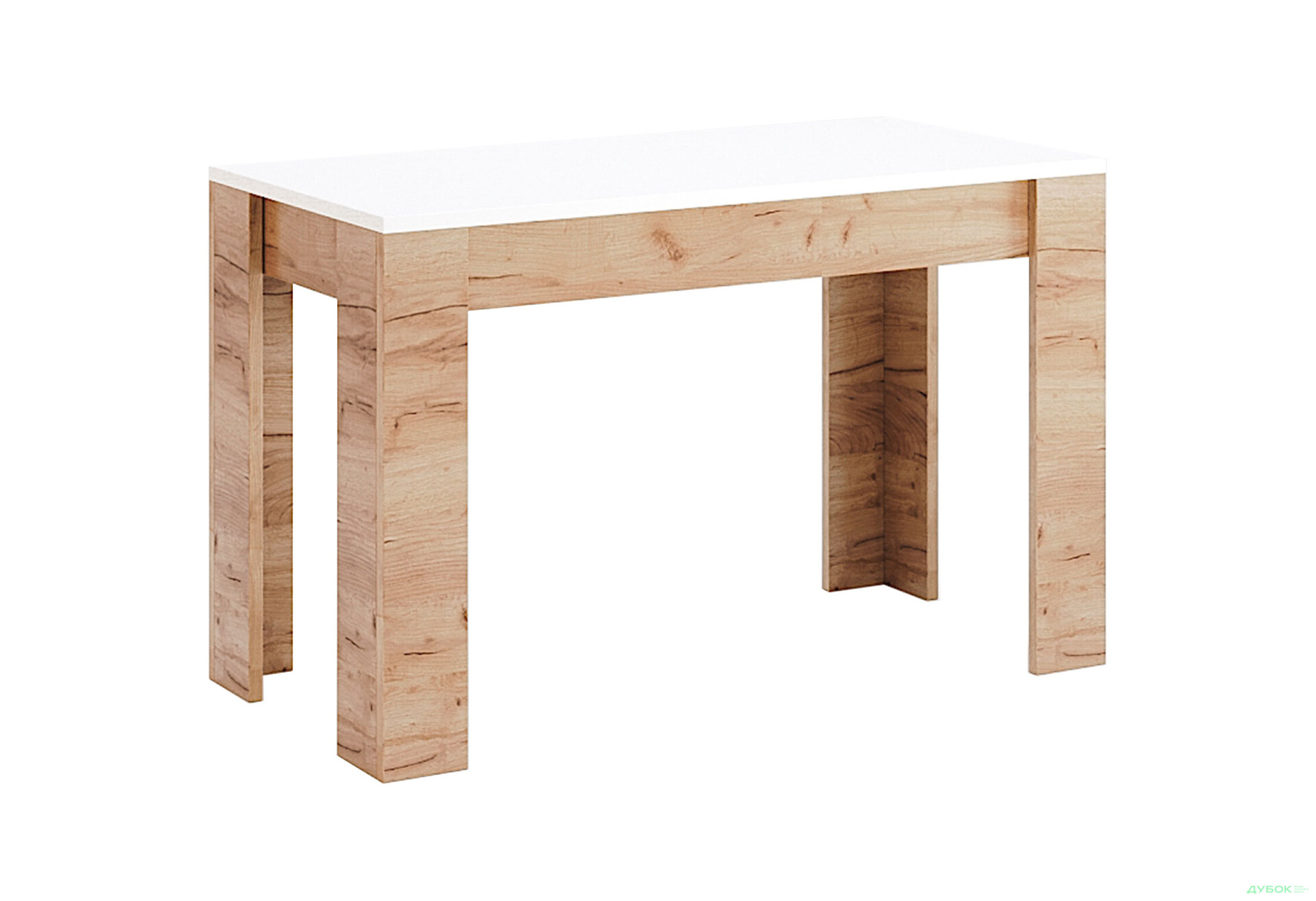 Стіл обідній MiroMark Асті 120x65 см, білий - Зображення 1 Зображення 1 - Стіл обідній MiroMark Асті 120x65 см, білий