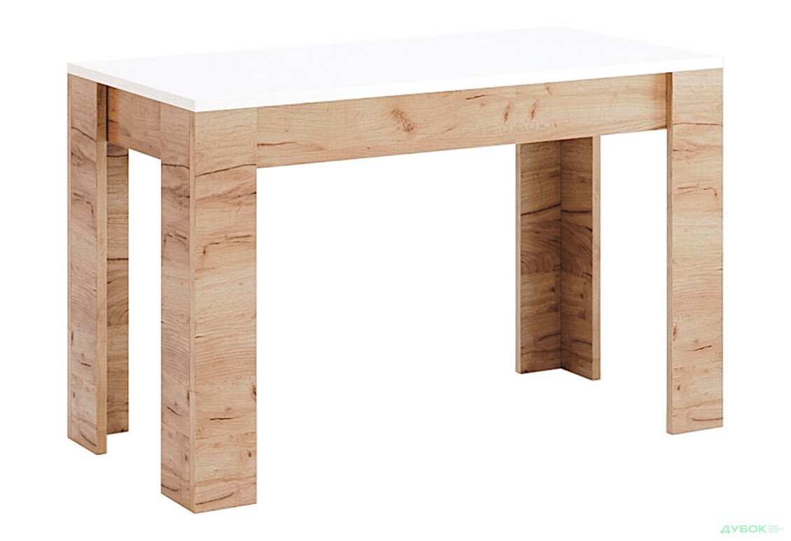 Стіл обідній MiroMark Асті 120x65 см, білий