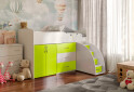 Фото 5 - Кровать-горка Виорина Деко 5 80х180 см с ящиками, лестницами и шкафом