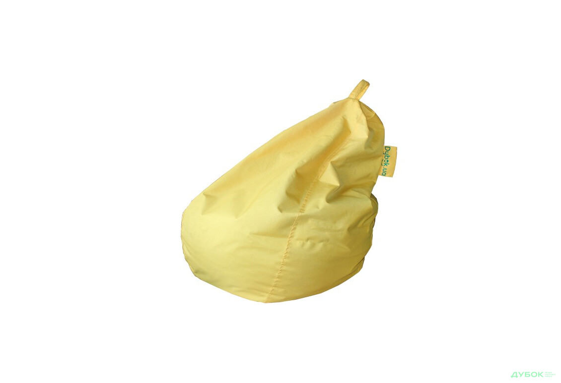 Фото 2 - Груша 80х120 Оксфорд ТК, желтого цвета с логотипом зелёного цвета Балабас