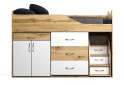 Фото 2 - Кровать-горка Виорина Деко 5 80х180 см с ящиками, лестницами и столом