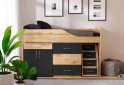 Фото 20 - Кровать-горка Виорина Деко 5 80х180 см с ящиками, лестницами и столом