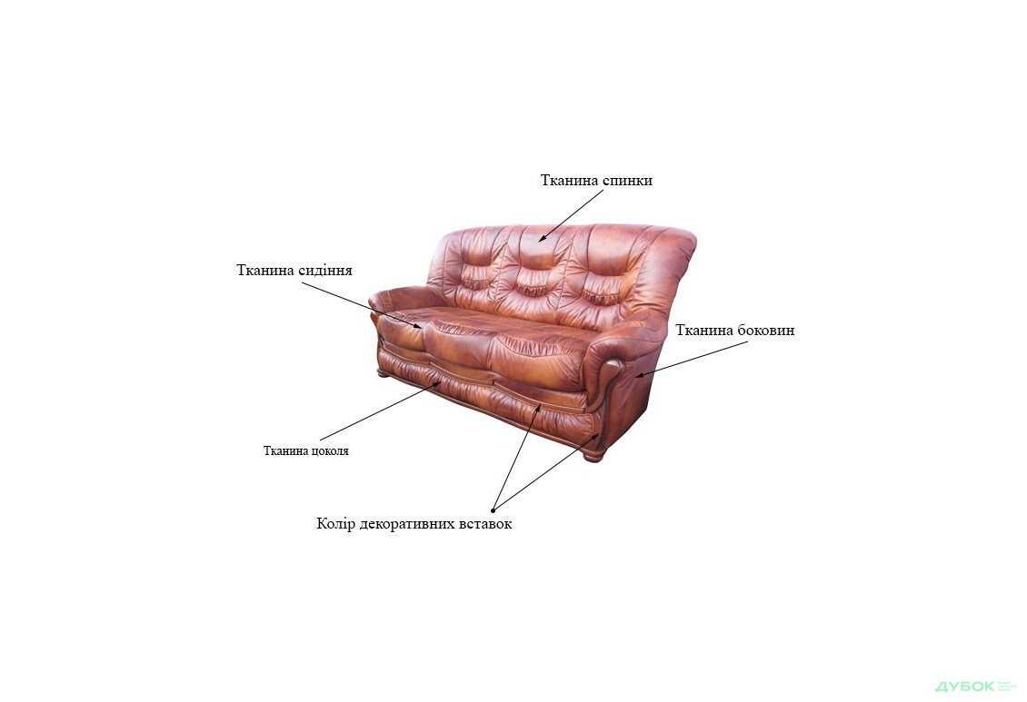 Изображение 2 - Диван Премьер Диван-3 нераскладной Виком