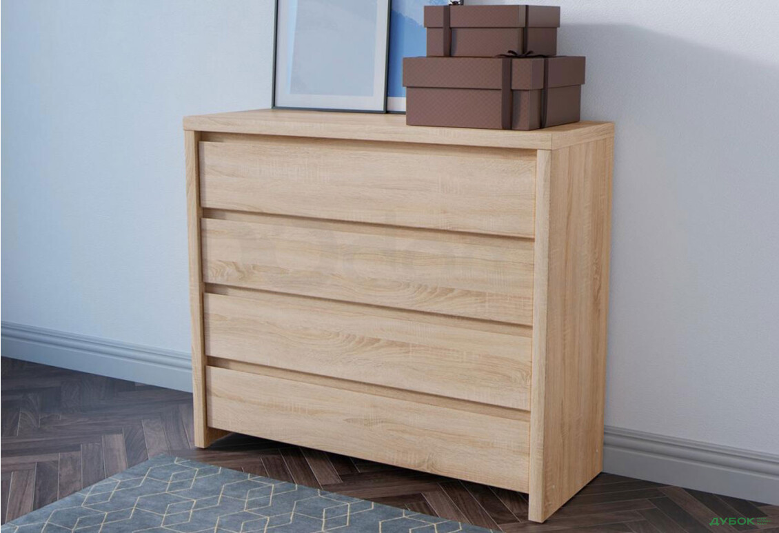 Комод ВМК Каспиан с 4 ящиками 105 см - Изображение 2 Изображение 2 - Комод ВМК Каспиан с 4 ящиками 105 см