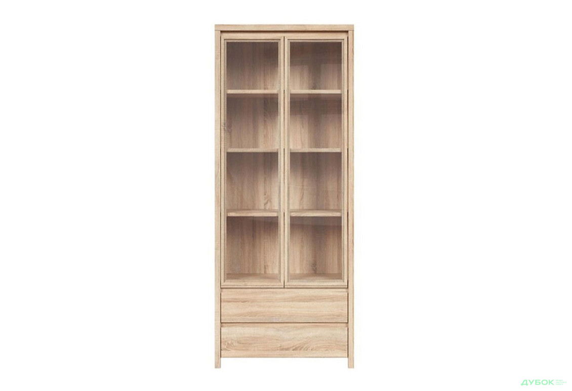 Шафа-вітрина ВМК Каспіан з 2 шухлядами 90 см - Зображення 1 Зображення 1 - Шафа-вітрина ВМК Каспіан з 2 шухлядами 90 см