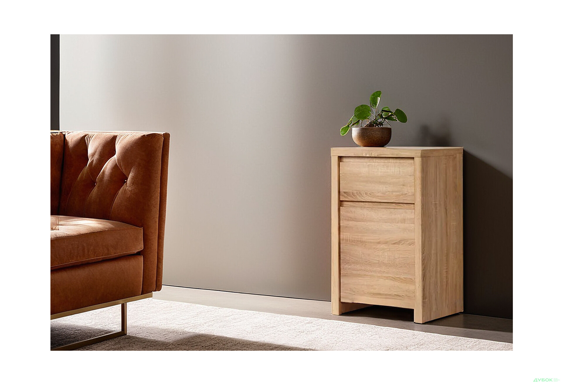 Комод ВМК Каспиан 1-дверный с ящиком 49 см - Изображение 2 Изображение 2 - Комод ВМК Каспиан 1-дверный с ящиком 49 см