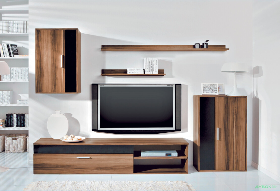 Комплект стінка з комодом Гербор Барато 240 см  - Зображення 1 Зображення 1 - Комплект стінка з комодом Гербор Барато 240 см