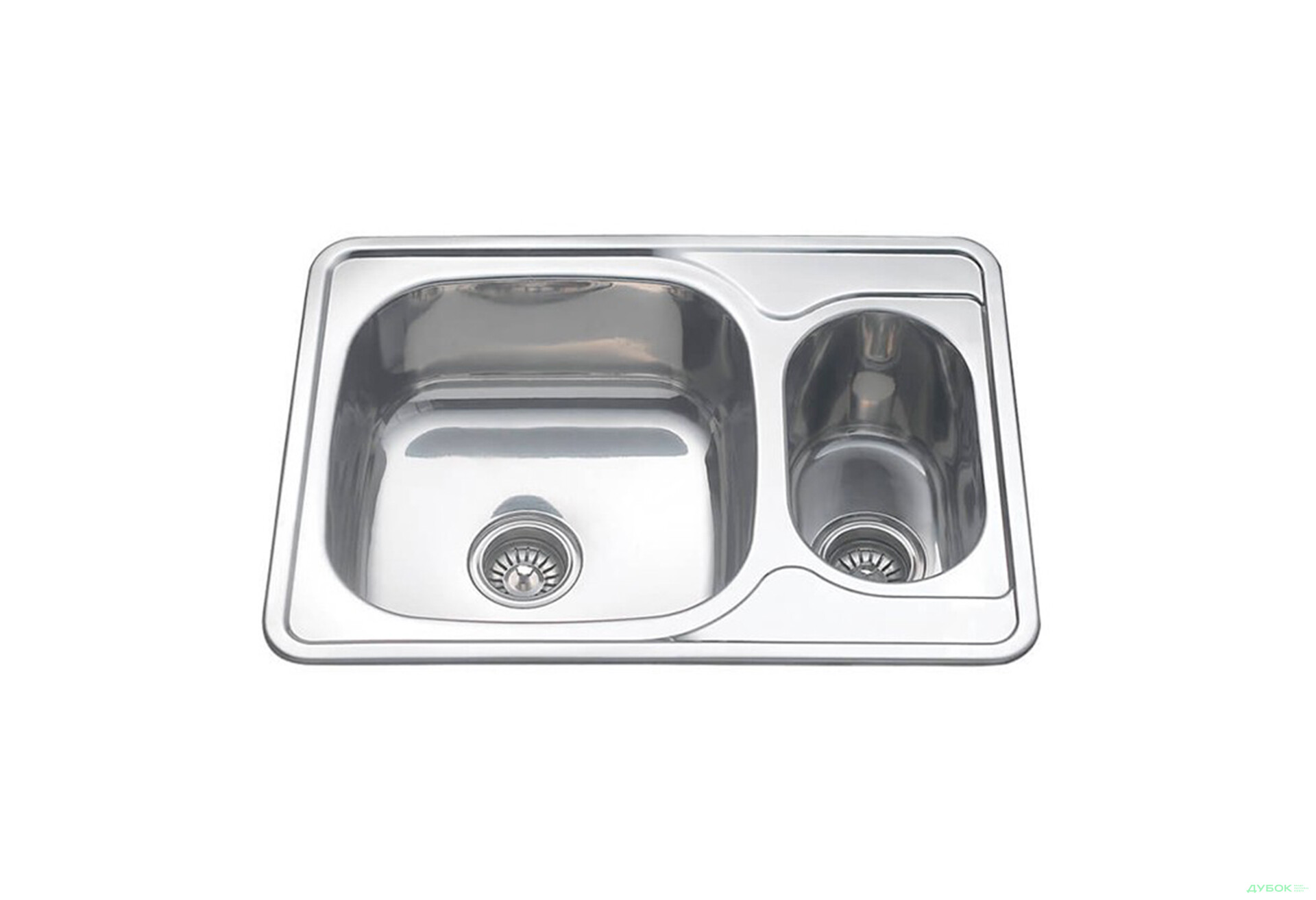 Мойка 7050D, врезная 700х500х180 Сатин 0,8 см (без отверстия под смеситель) Платинум - Изображение 1 Изображение 1 - Мойка 7050D, врезная 700х500х180 Сатин 0,8 см (без отверстия под смеситель) Платинум