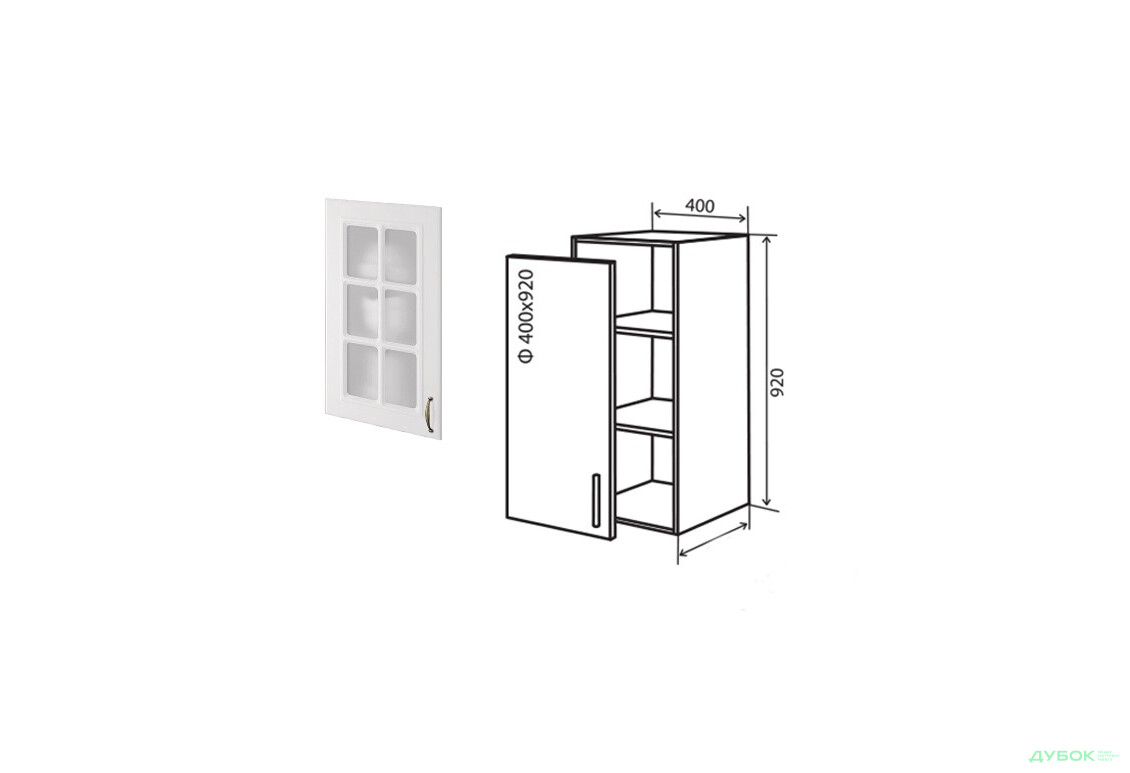 В43 Тумба 1Д 40 Вітрина №2 Аморе Класік Патина Люкс / Amore Classic Patina Luxe VIP-master - Зображення 1 Зображення 1 - В43 Тумба 1Д 40 Вітрина №2 Аморе Класік Патина Люкс / Amore Classic Patina Luxe VIP-master