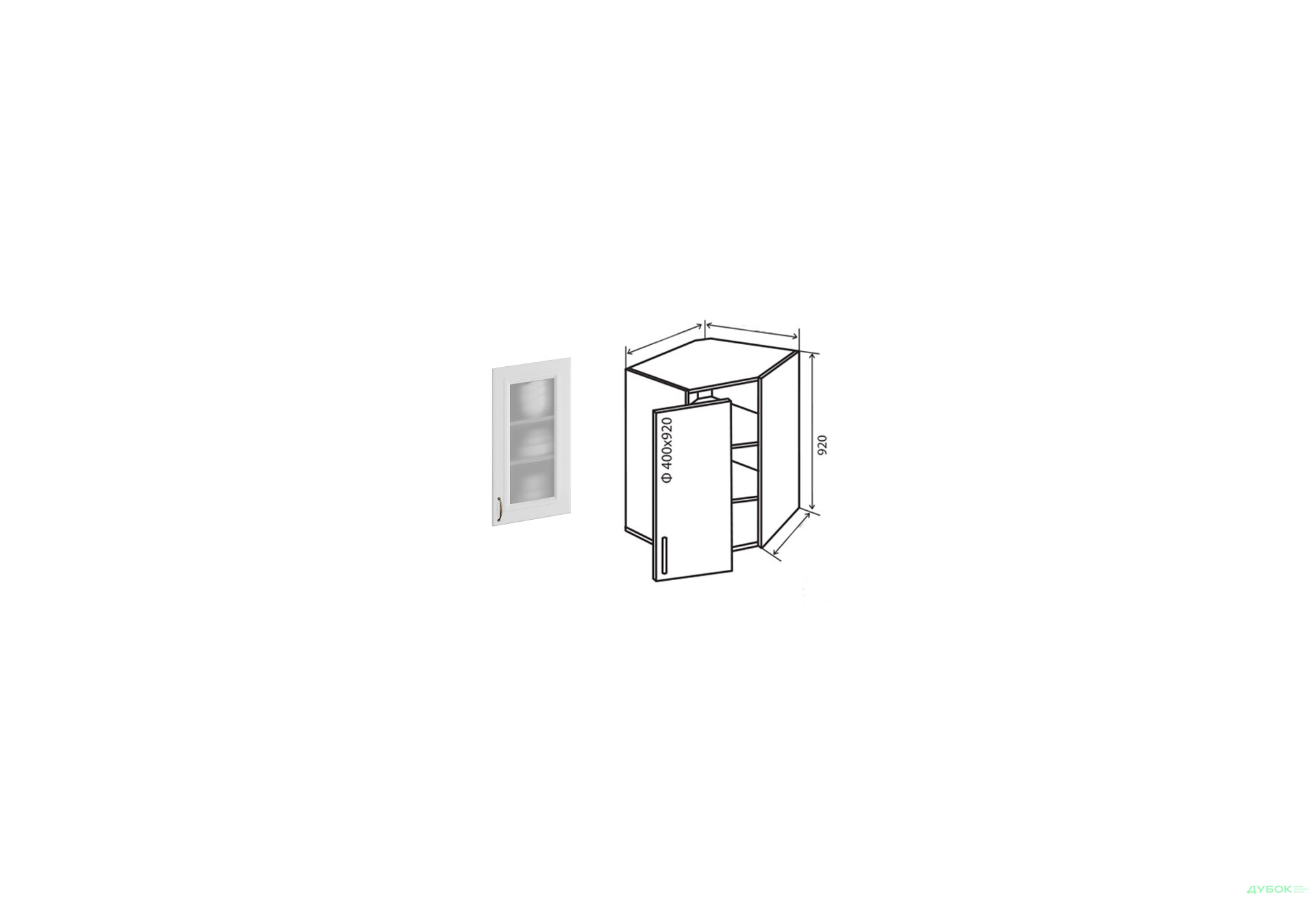 В54 Тумба угловая 1Д 60 Витрина №1 Аморе Класик Патина Люкс / Amore Classic Patina Luxe Вип-Мастер - Изображение 1 Изображение 1 - В54 Тумба угловая 1Д 60 Витрина №1 Аморе Класик Патина Люкс / Amore Classic Patina Luxe Вип-Мастер