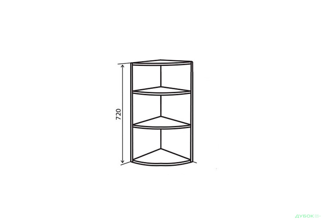 В15R Полиці кутові 72 Квадро Люкс VIP-master - Зображення 1 Зображення 1 - В15R Полиці кутові 72 Квадро Люкс VIP-master