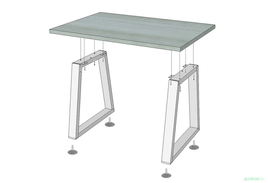 Изображение 2 - Обеденный стол Бинго Оверлайт 745/1200/750 Металл-Дизайн