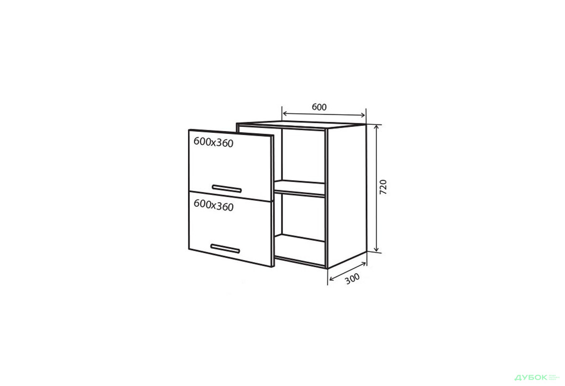 В20 Тумба 2Д 60 Кредо Люкс VIP-master - Зображення 1 Зображення 1 - В20 Тумба 2Д 60 Кредо Люкс VIP-master