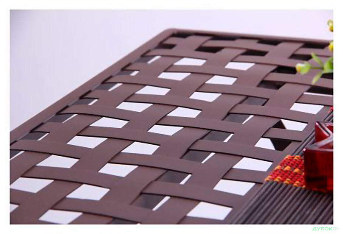 Фото 8 - Стіл Бретань hy-t053 сталь сітка тканна какао 8031 Колекція Рів'єра AMF