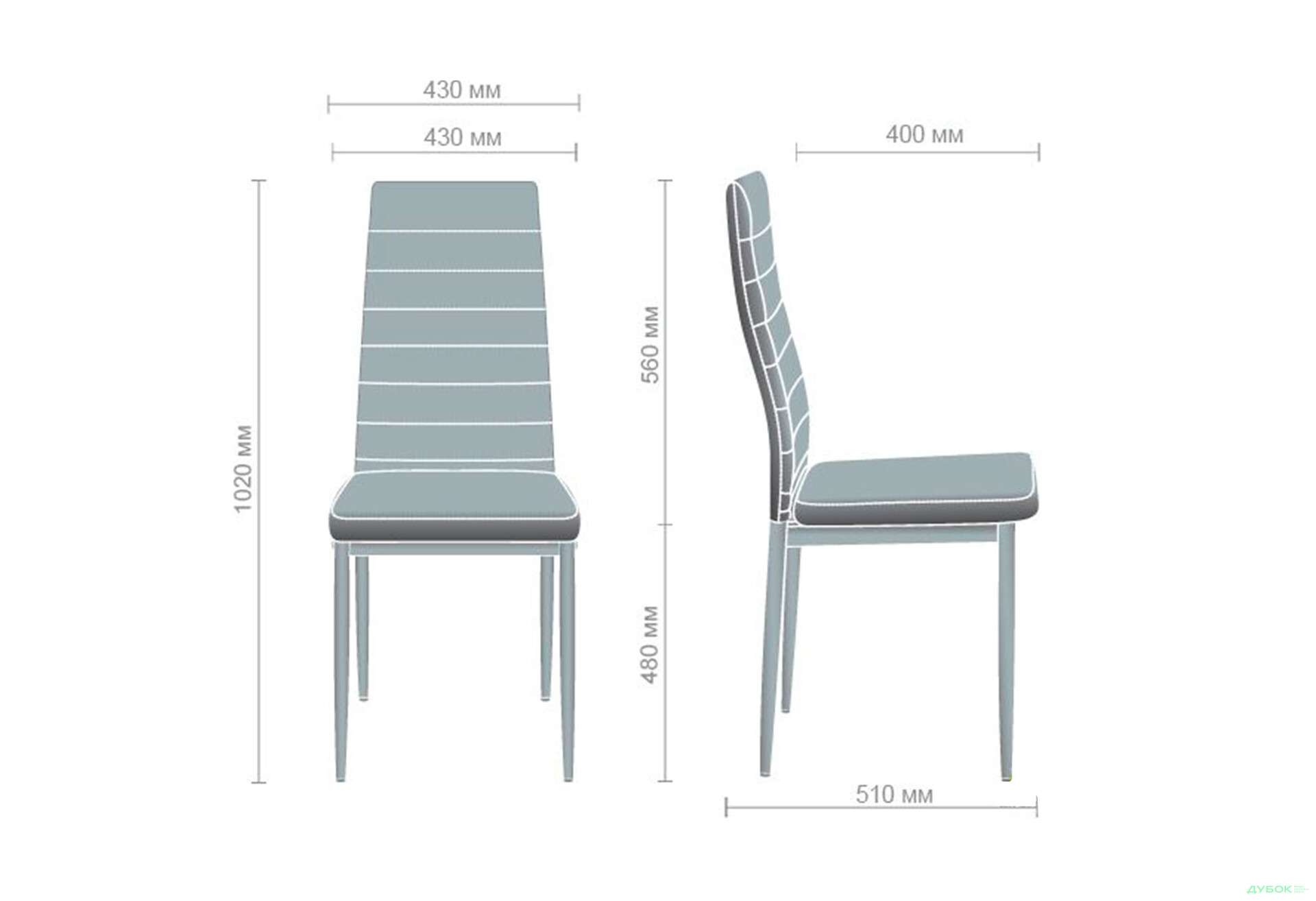 Стул Сицилия Кремовый, арт.521447 АМФ - Изображение 7 Изображение 7 - Стул Сицилия Кремовый, арт.521447 АМФ