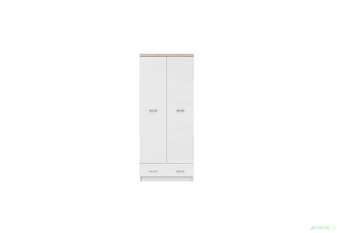 SALE Шафа SZF 2D1S_80 Виставковий Топ-мікс Білий / Дуб сонома VMV holding