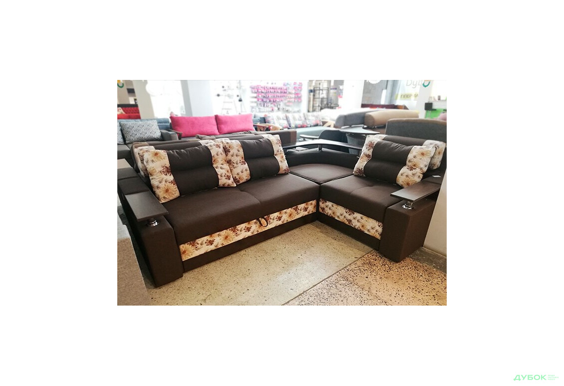 Мягкий уголок Карат (Коричневый) Ruslan