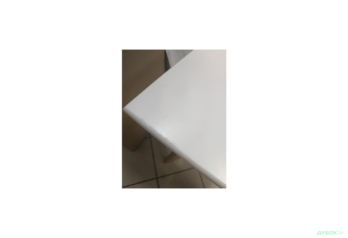Фото 3 - SALE Стіл Мілан 120х70 (нерозкладний) Венге/білий Кут стільниці пошкоджений Pavlik