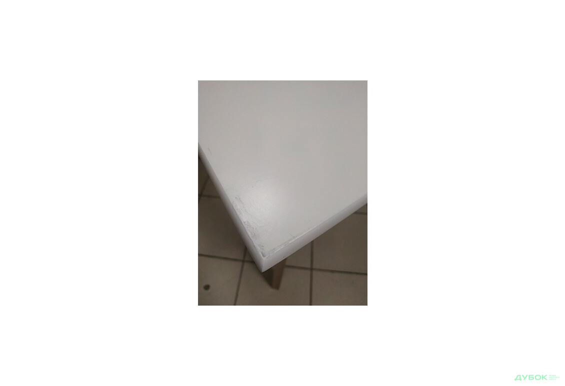 Фото 4 - SALE Стол Милан 120х70 (нераскладной) Венге/белый Угол столешницы поврежден Pavlik