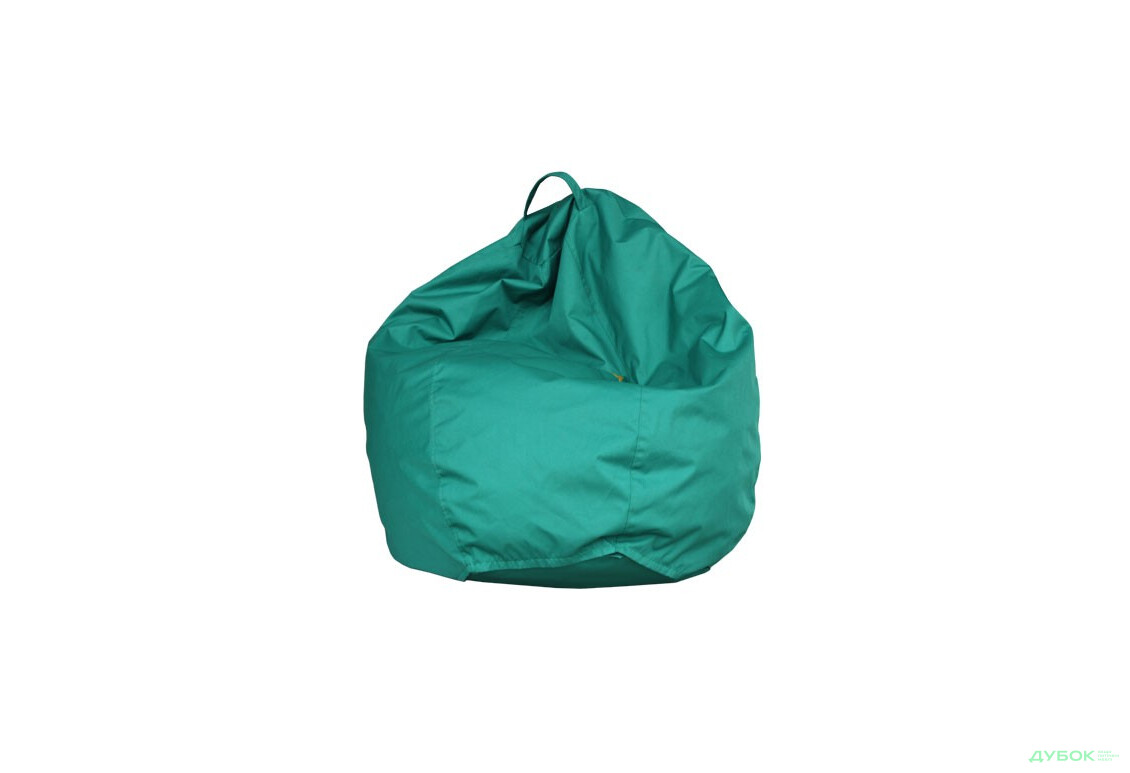 Фото 2 - Кресло-груша зеленая 115х85 с логотипом Выставочное Flybag
