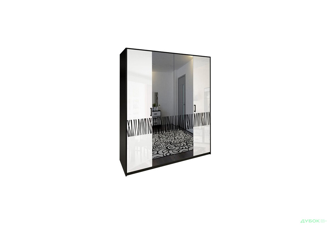 SALE Шкаф 4Д (с зеркалами) С повреждениями Терра МироМарк