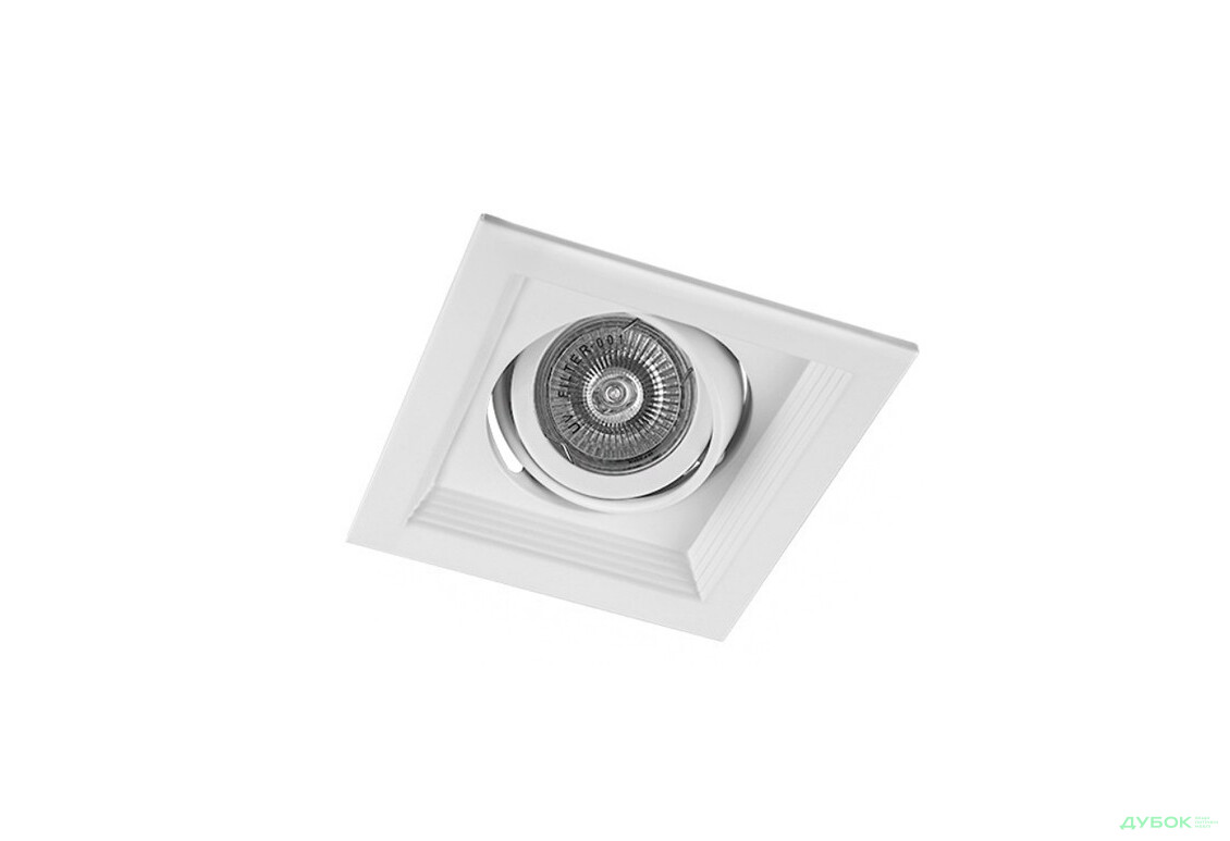 Карданный LED светильник DLT201 MR16/G5.3 белый поворотный Ферон