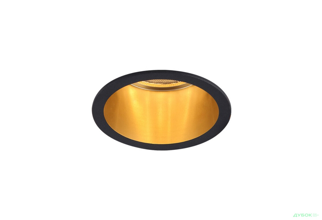 Точечный светильник DL6003 MR16/G5.3 черный+золото Feron