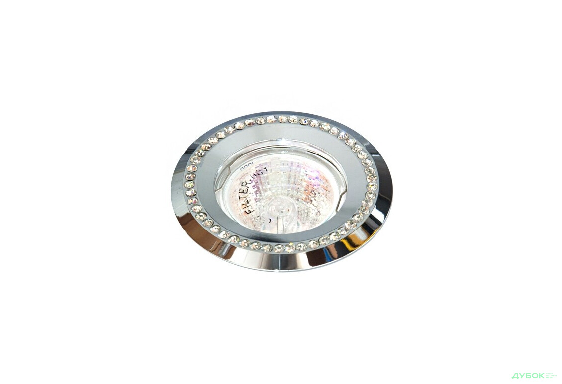 Точечный светильник DL103-С MR16 прозрачный-хром Max 50W Ферон