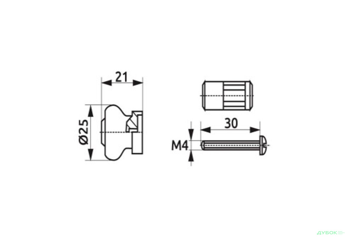 Изображение 2 - Заглушка на рейлинг (DR 11 G2) хром Рейлинговая система ФР