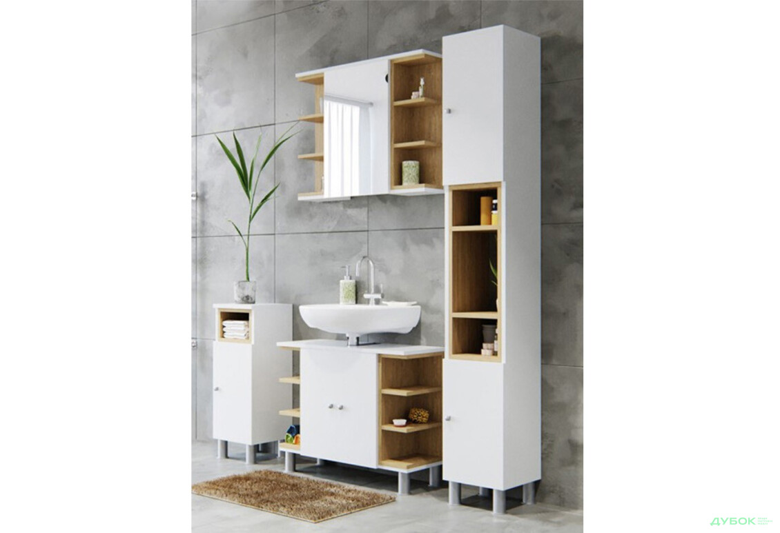 Комплект 1.4 Мебель для ванной Лотос ВМВ Холдинг
