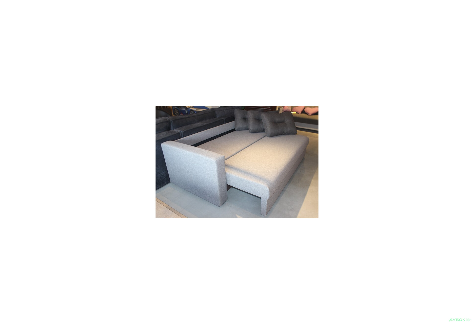 Диван Сіті Диван B (дизайн 4: Мальмо сільвер 90 / Мальмо дк грей 95 Exim) (широкі бильця) Vika - Зображення 2 Зображення 2 - Диван Сіті Диван B (дизайн 4: Мальмо сільвер 90 / Мальмо дк грей 95 Exim) (широкі бильця) Vika