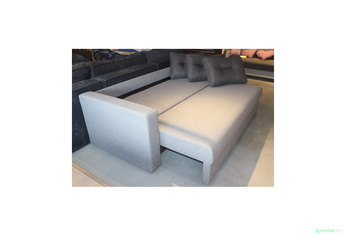 Диван Сіті Диван B (дизайн 4: Мальмо сільвер 90 / Мальмо дк грей 95 Exim) (широкі бильця) Vika - Зображення 2 Зображення 2 - Диван Сіті Диван B (дизайн 4: Мальмо сільвер 90 / Мальмо дк грей 95 Exim) (широкі бильця) Vika