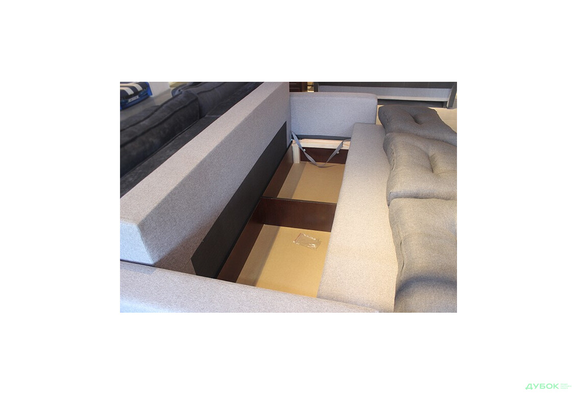 Диван Сіті Диван B (дизайн 4: Мальмо сільвер 90 / Мальмо дк грей 95 Exim) (широкі бильця) Vika - Зображення 3 Зображення 3 - Диван Сіті Диван B (дизайн 4: Мальмо сільвер 90 / Мальмо дк грей 95 Exim) (широкі бильця) Vika