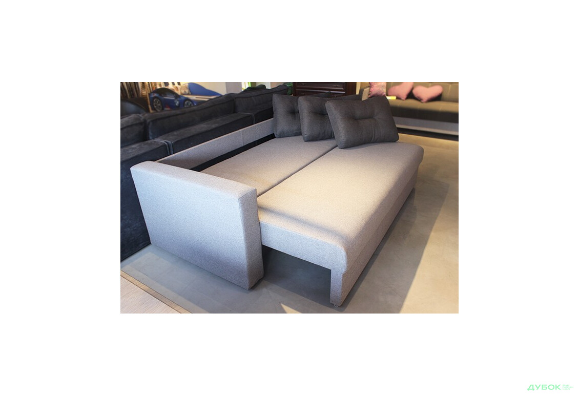 Диван Сіті Диван B (дизайн 4: Мальмо сільвер 90 / Мальмо дк грей 95 Exim) (широкі бильця) Vika - Зображення 4 Зображення 4 - Диван Сіті Диван B (дизайн 4: Мальмо сільвер 90 / Мальмо дк грей 95 Exim) (широкі бильця) Vika