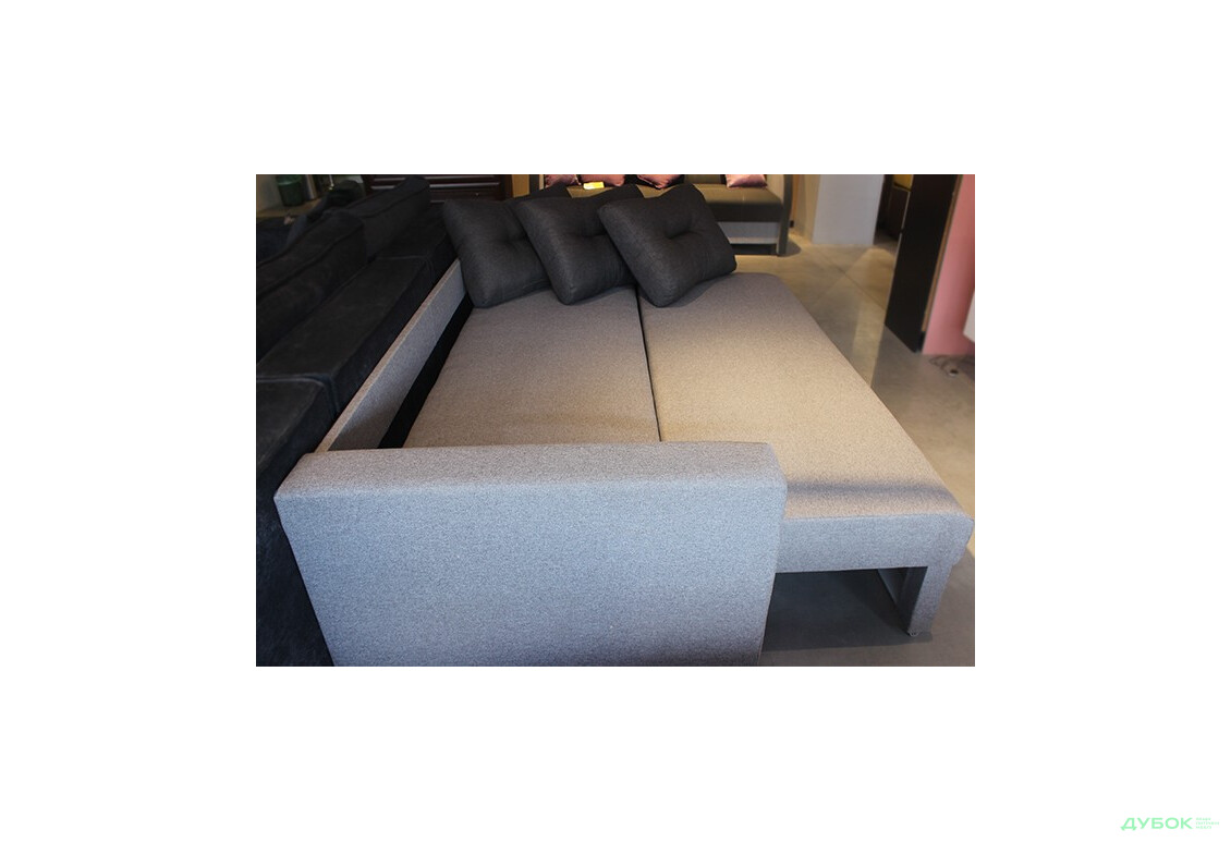 Диван Сіті Диван B (дизайн 4: Мальмо сільвер 90 / Мальмо дк грей 95 Exim) (широкі бильця) Vika - Зображення 7 Зображення 7 - Диван Сіті Диван B (дизайн 4: Мальмо сільвер 90 / Мальмо дк грей 95 Exim) (широкі бильця) Vika